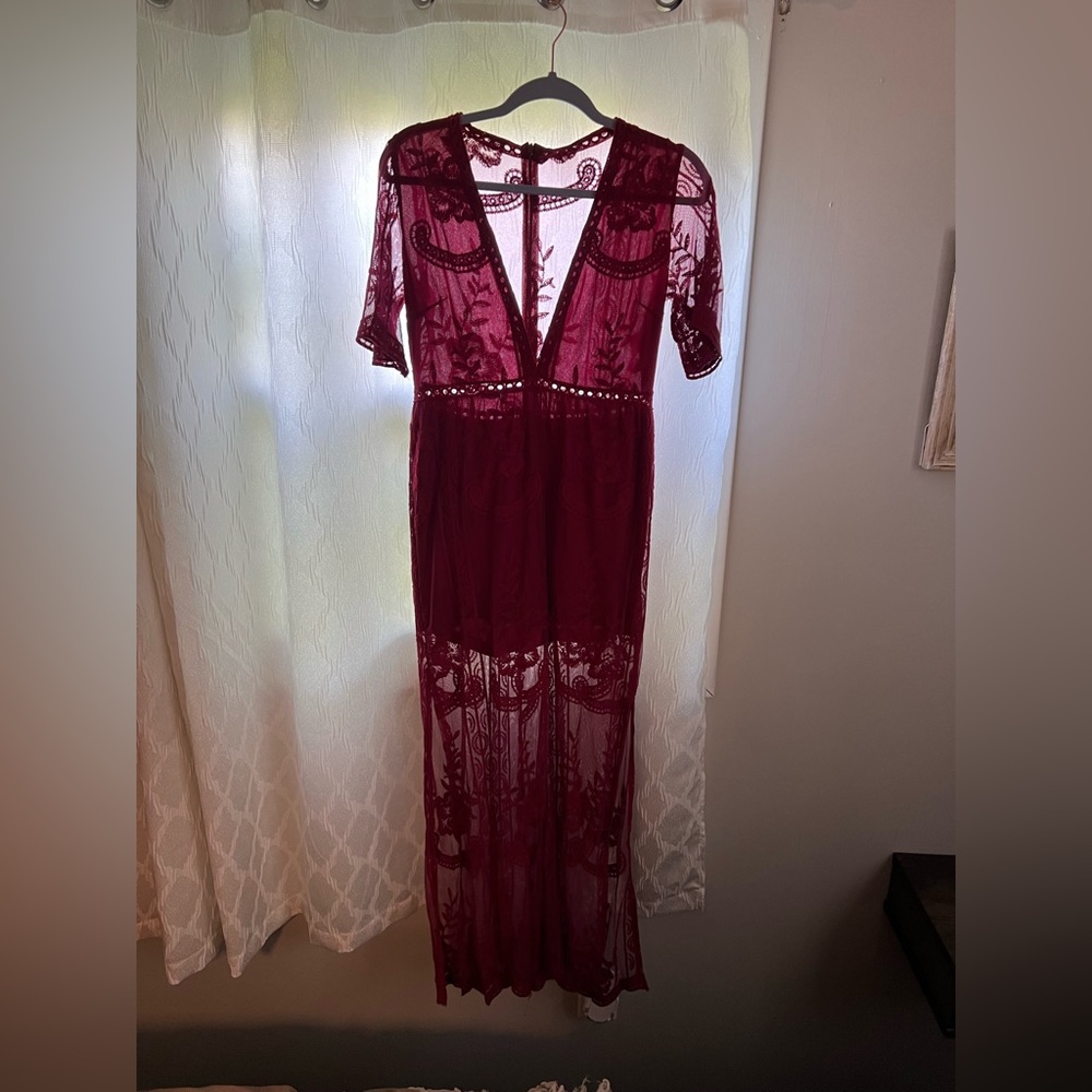 Red dress/romper, size small
